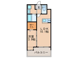 ラフィーネ井尻の物件間取画像